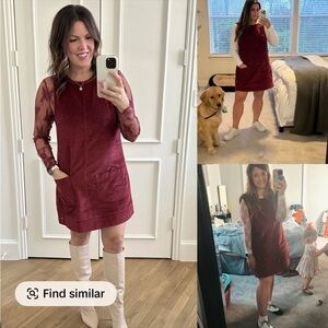 Corduroy Sleeveless Dress NWT